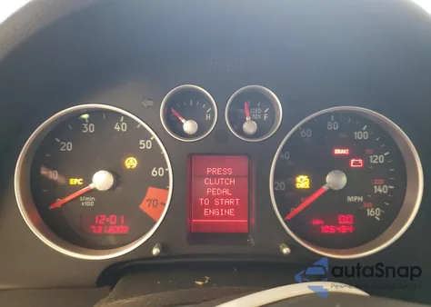 2003 Audi Tt Quattro из США, поврежденный, VIN TRUWT28N631017158